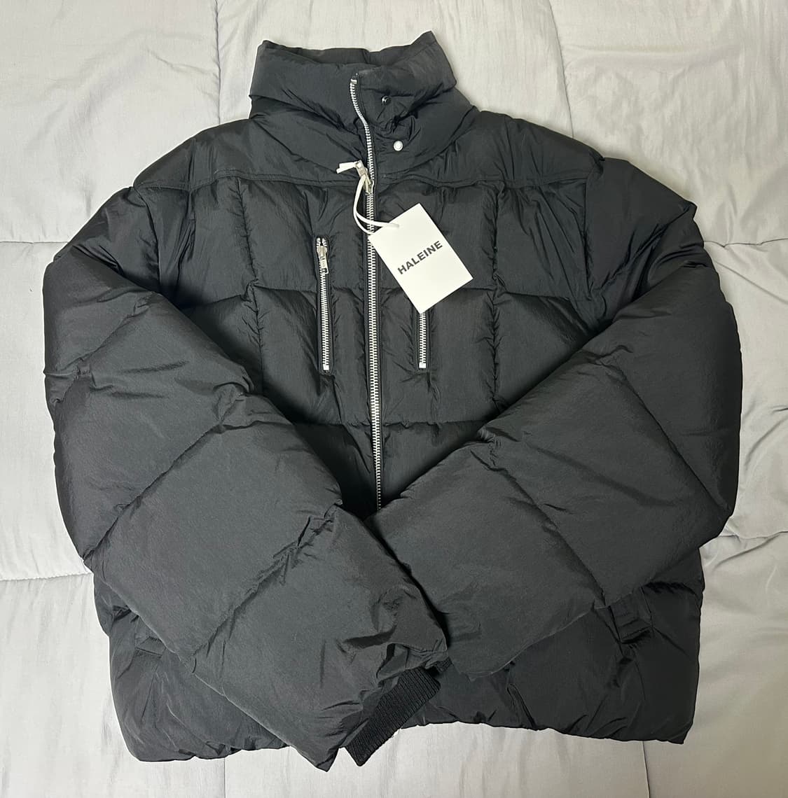 알렌느 인시젼 하이넥 덕 다운 자켓 블랙 2사이즈 새제품 상품이미지2