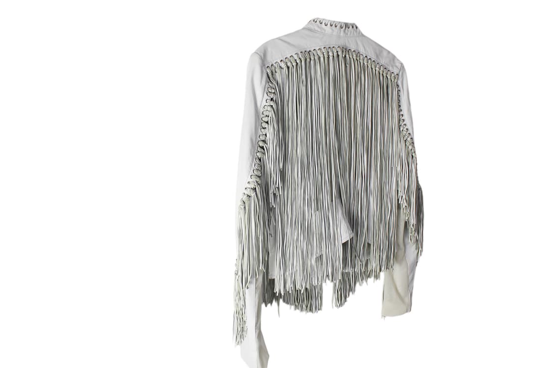 LAMARQUE Fringe Leather Jacket 상품이미지5