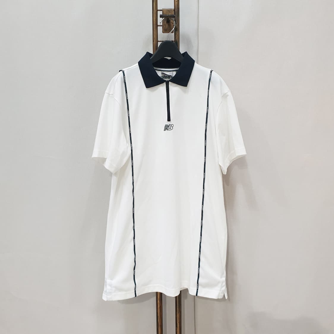 뉴발란스 우먼 썸머트랙 카라 롱티셔츠 85 상품이미지1