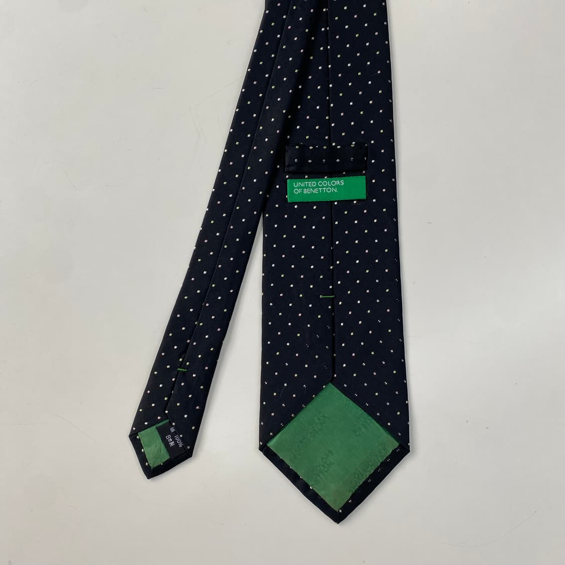 베네통 명품 정품도트 블랙넥타이 (BENETTON) 상품이미지3
