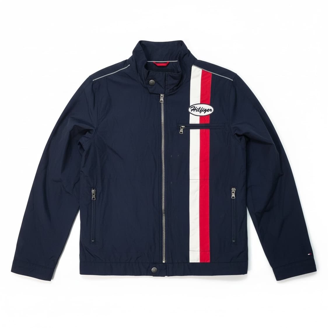 Tommy Hilfiger 타미힐피거 레이싱 자켓 네이비 XL (90s) 상품이미지2