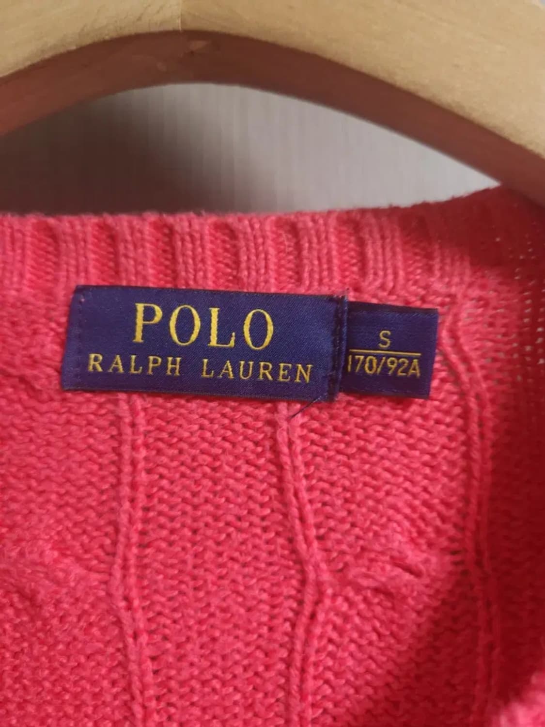폴로 랄프로렌 꽈베기니트, S 상품이미지3
