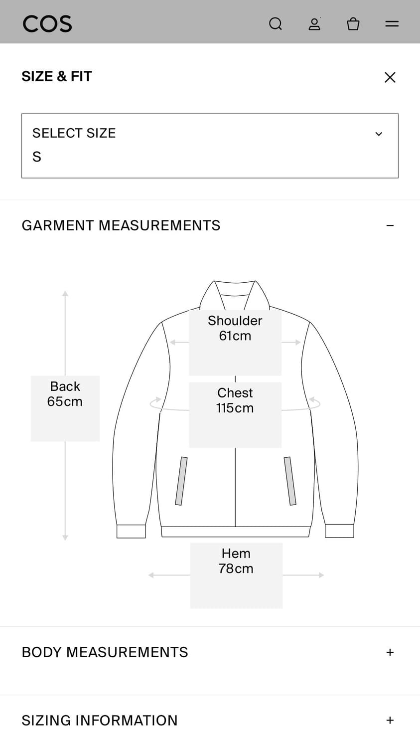 cos 코스 린넨자켓 small 상품이미지4