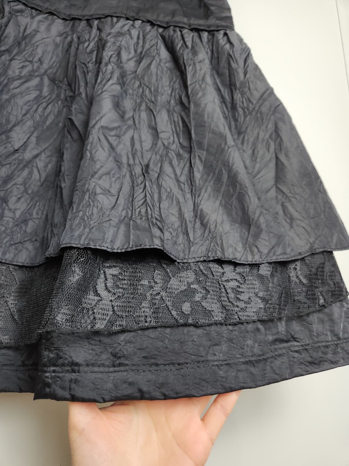 (DOHO)레이어드 레이스 스커트 상품이미지6