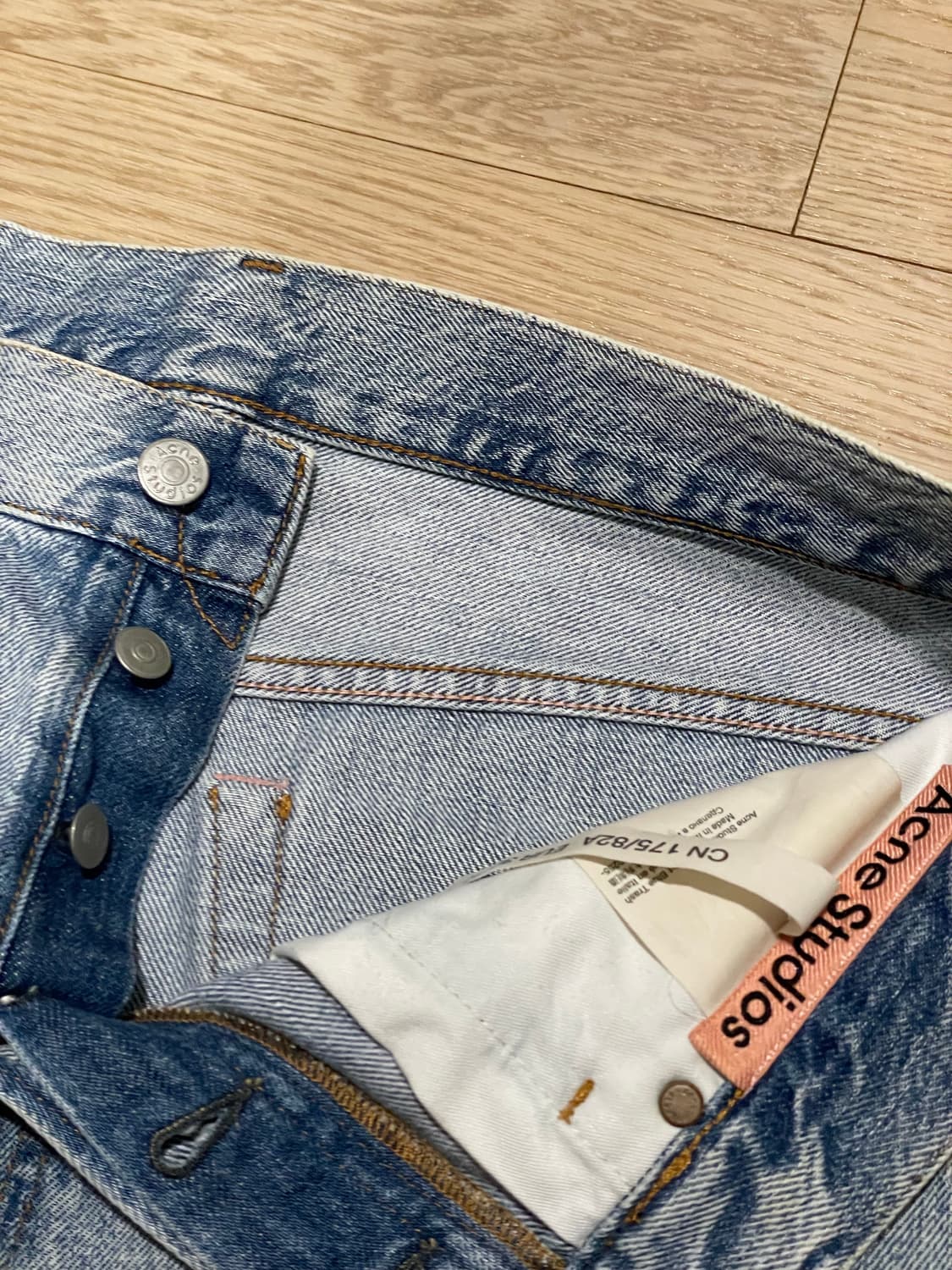 아크네 스튜디오 1989 데님 와이드 배기진 상품이미지6