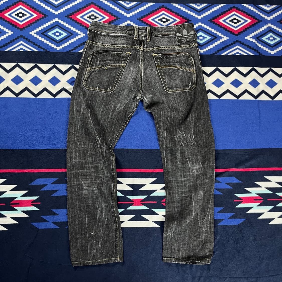 디젤&아디다스 콜라보 데님 팬츠 (실측확인) 상품이미지10