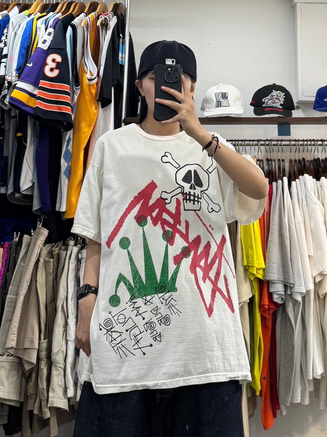 00s 스투시 아트웍 반팔 상품이미지5