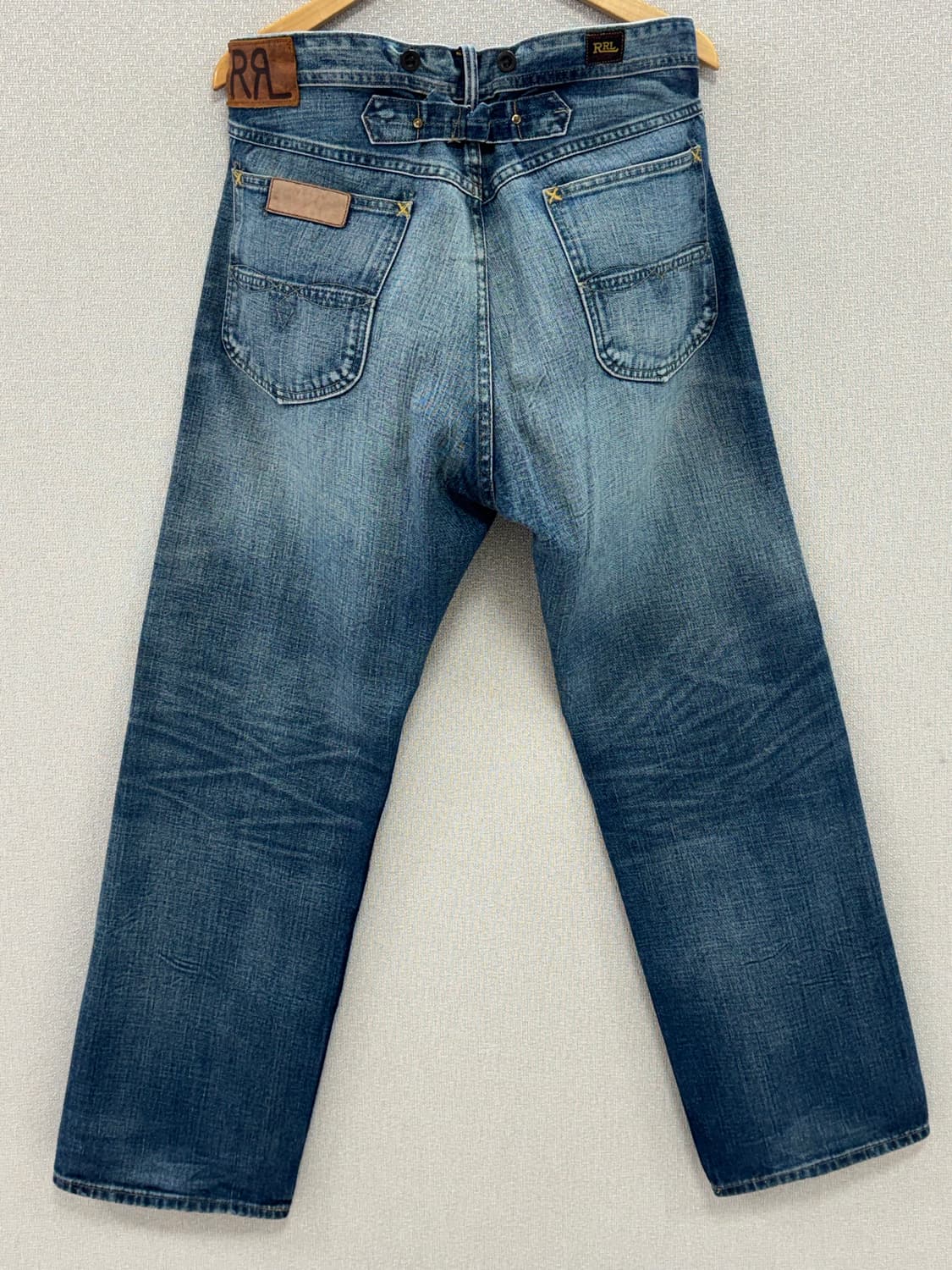 더블알엘 빈티지5포켓 풀러턴 리페어진 / 34x32 상품이미지4