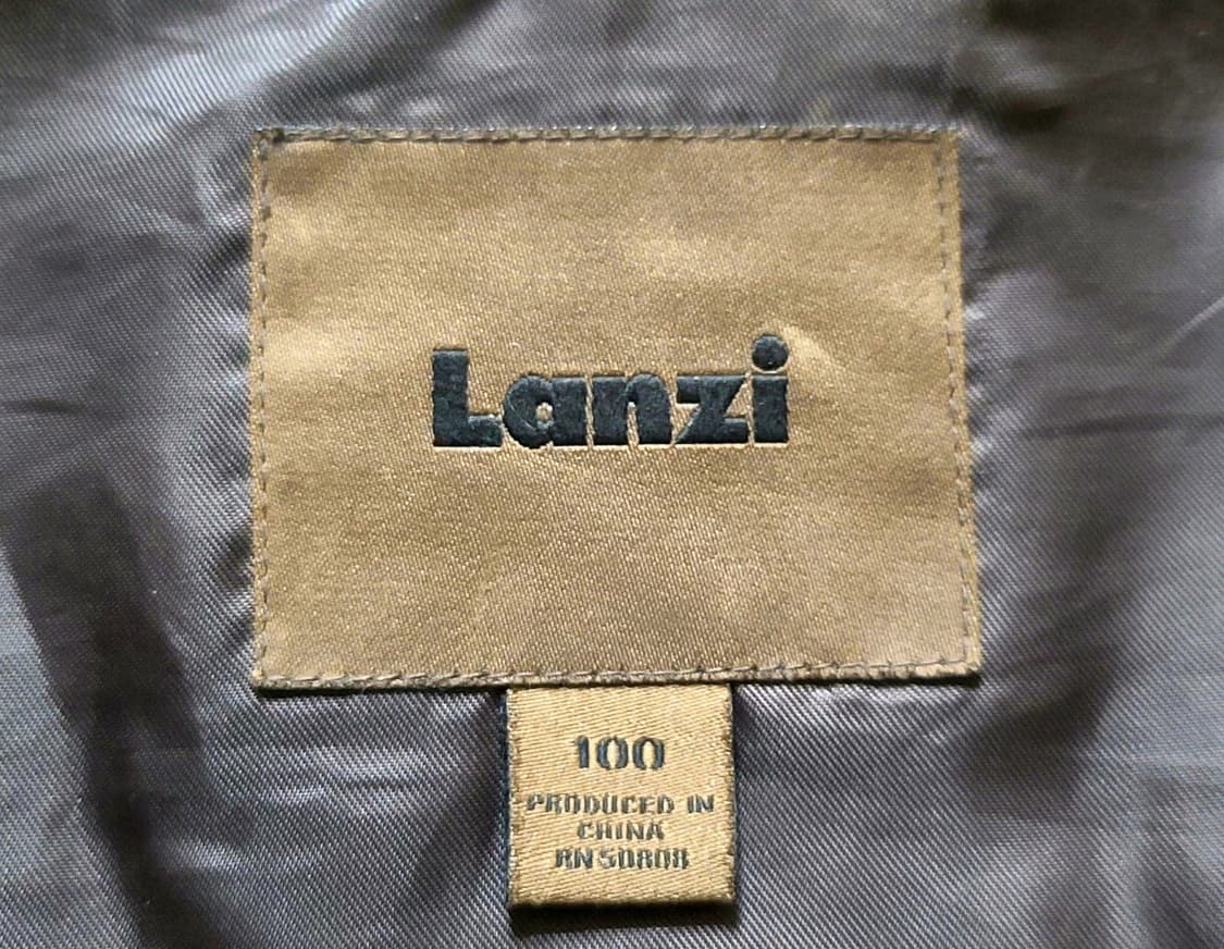 90s LANZI 클래식 진브라운 빈티지 양가죽자켓 상품이미지8