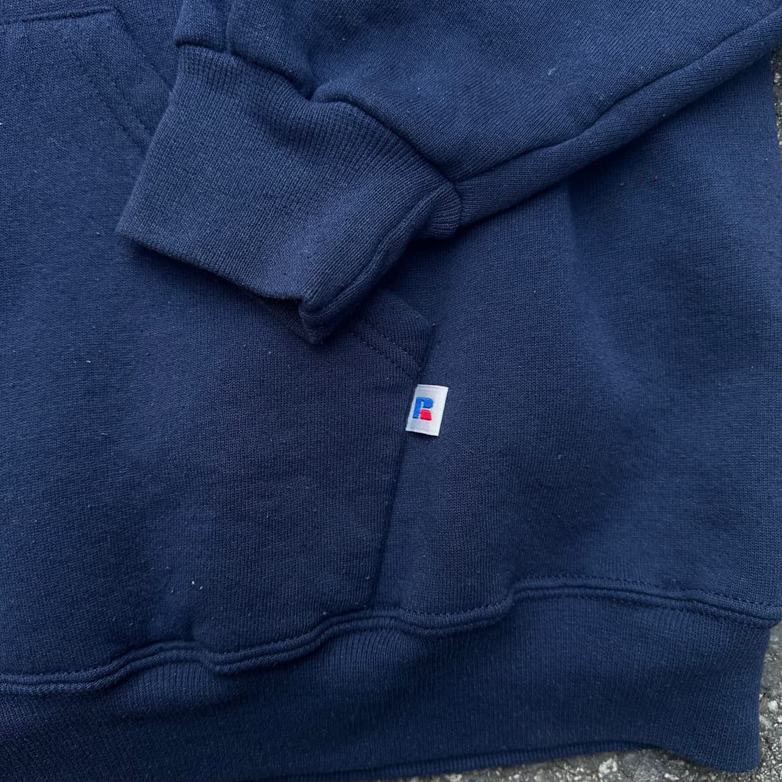 빈티지 90s 러셀 후드티 네이비  상품이미지4
