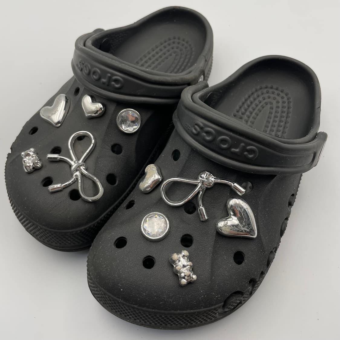 크록스 블랙 클로그 샌들 슬리퍼 W6 / 230 상품이미지1