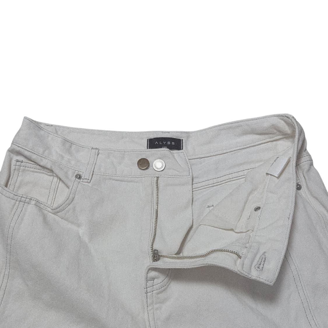 ALYSS 알리스 남성 알리스 스티치드 와이드 팬츠
 상품이미지4