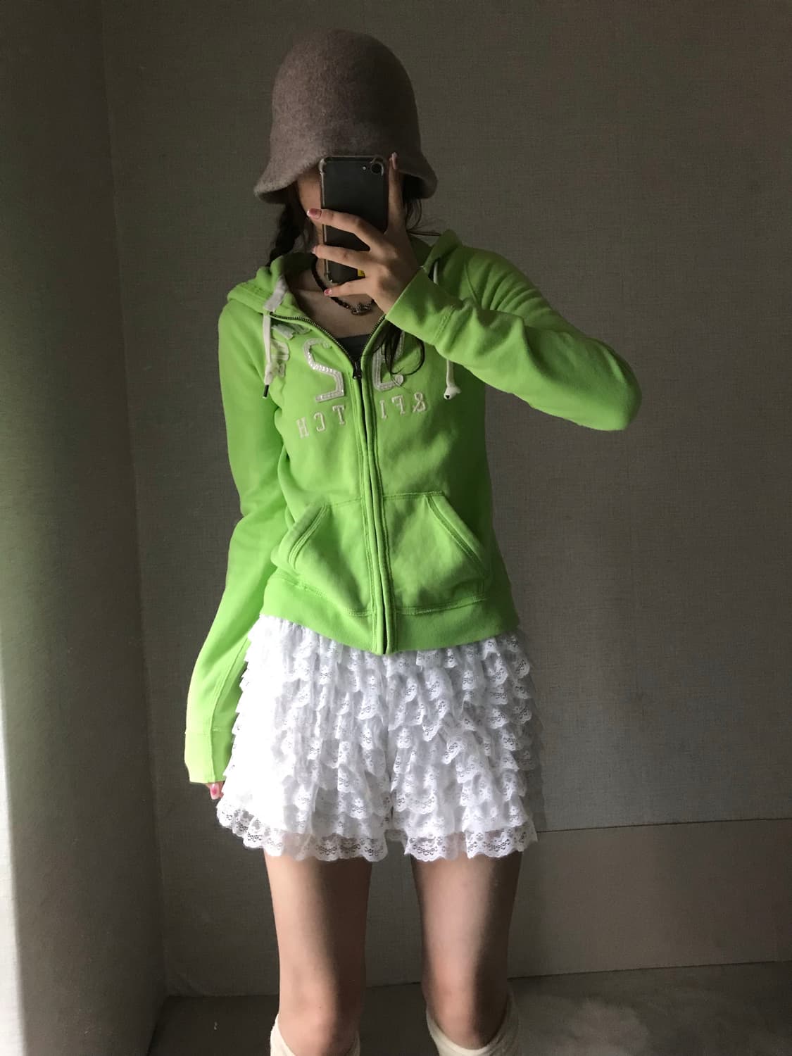 아베크롬비 라임 슬림핏 후드집업 상품이미지4