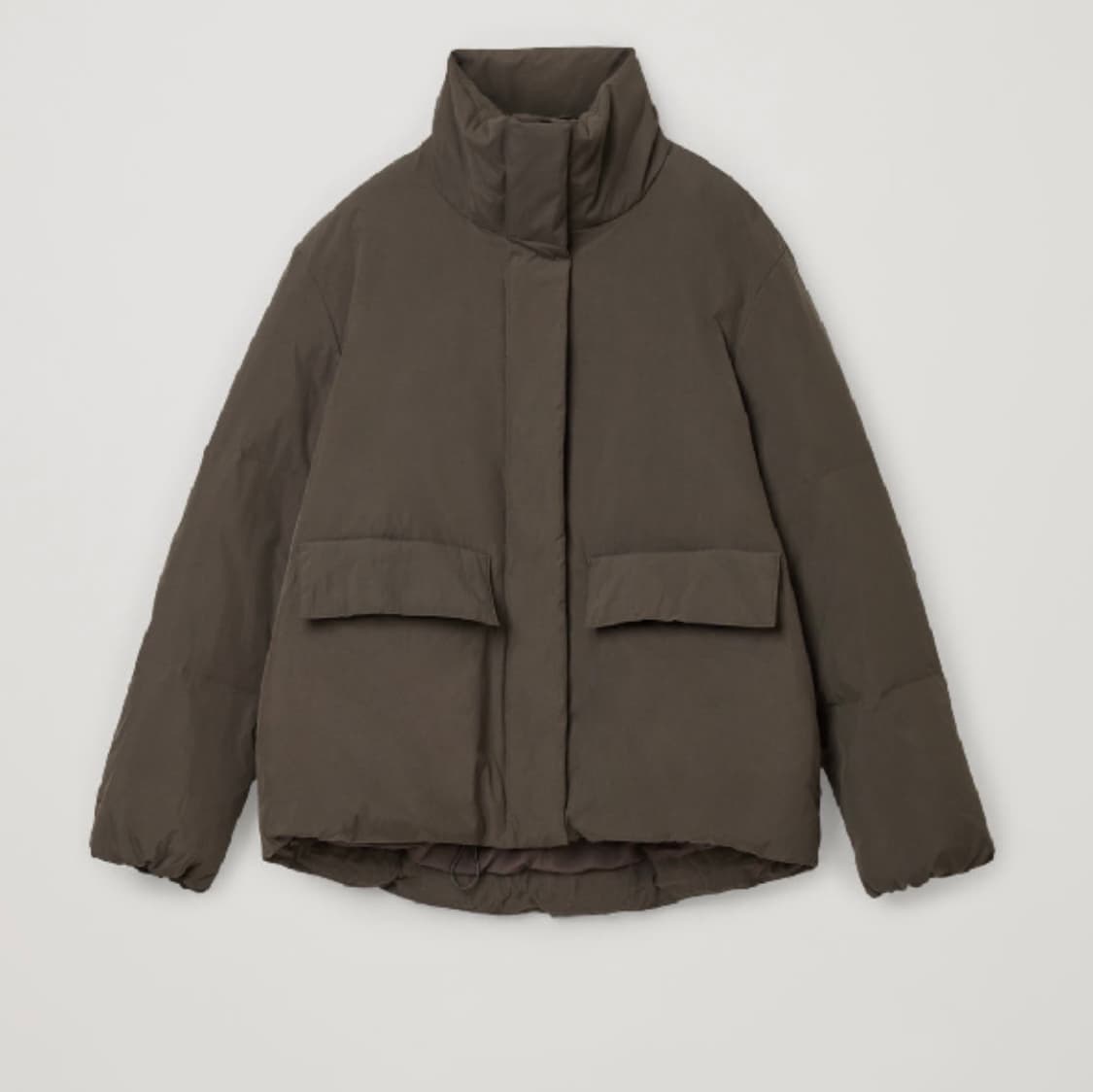 44(105) COS 패디드 푸퍼 숏패딩 브라운 코스 상품이미지2