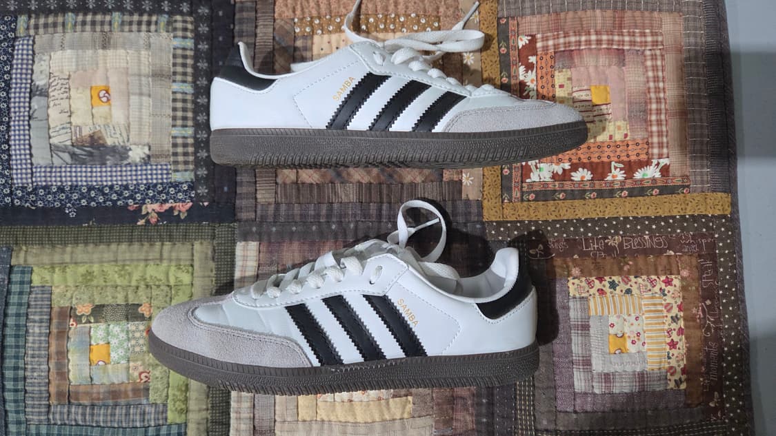 아디다스 삼바 OG 화이트 블랙 상품이미지2