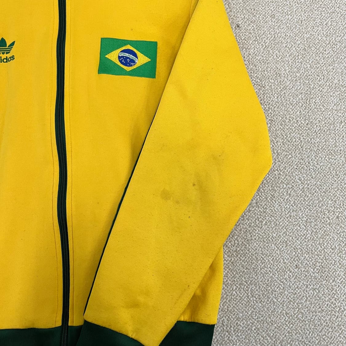XS 아디다스 올드스쿨 브라질 져지 집업 0220M 상품이미지7