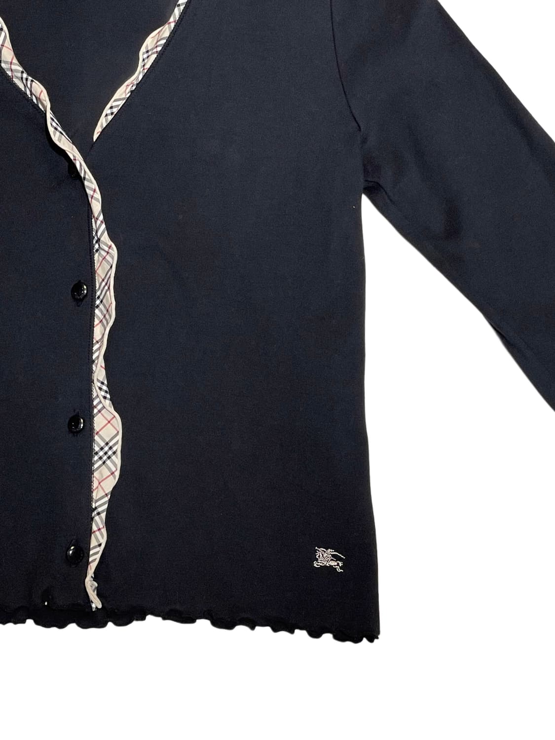 버버리 프릴 자수로고 가디건 상품이미지3