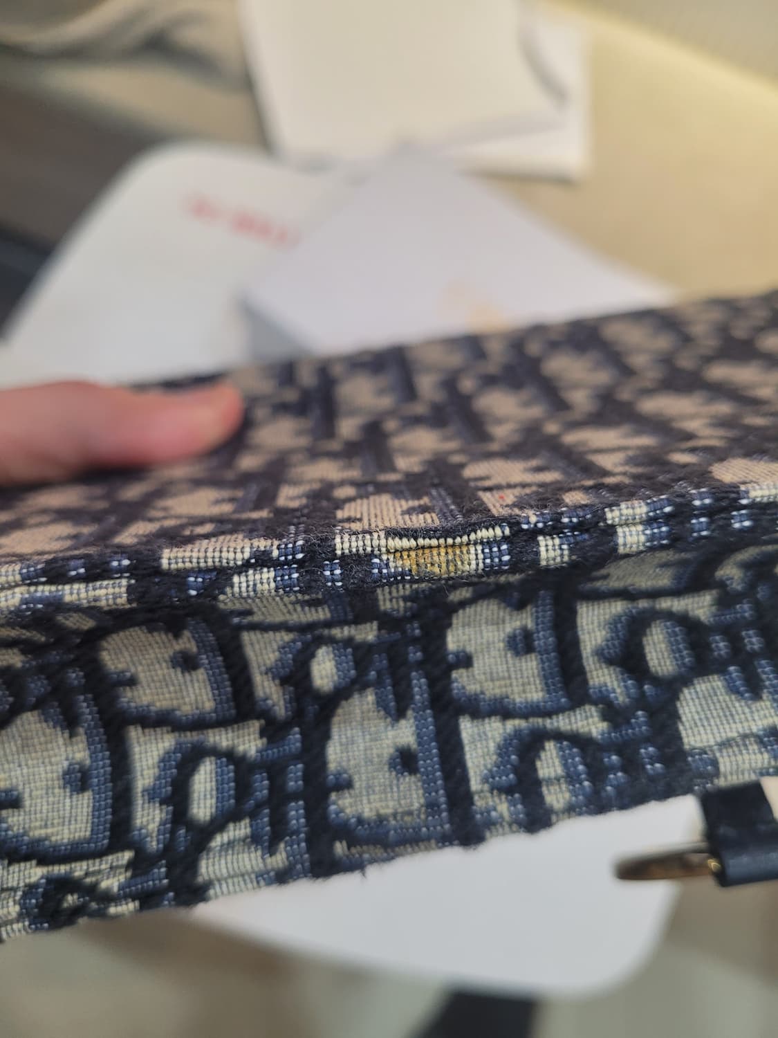 (풀구성,새상품급) 디올 오블리크 새들 체인백 상품이미지8