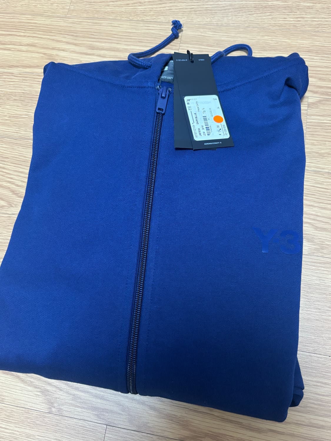 [새상품] Y-3 요지 야마모토 후드집업 네이비 XL 이상  상품이미지4