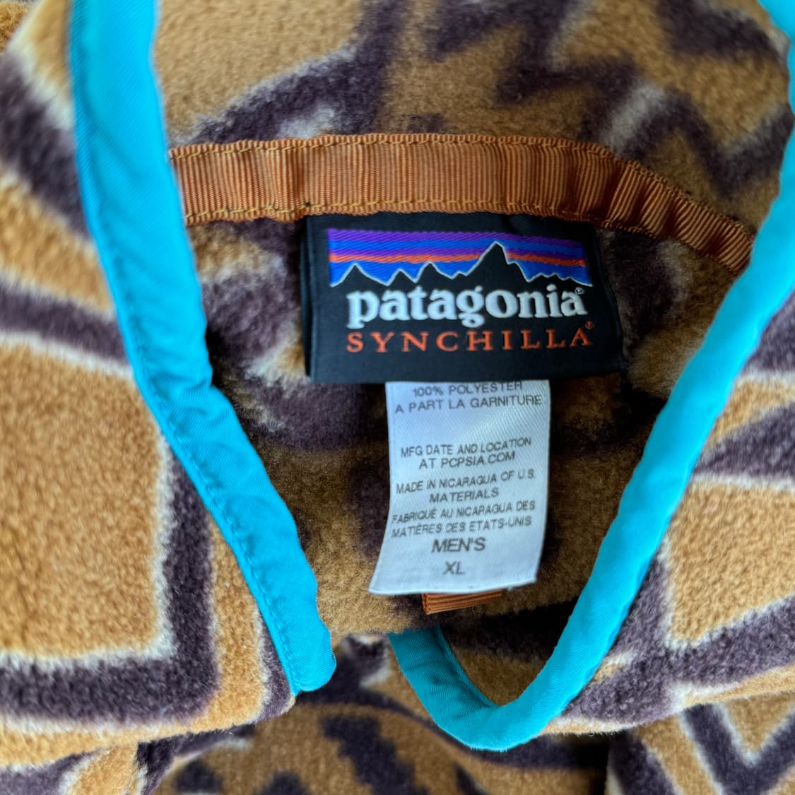 파타고니아 신칠라 아즈텍 브라운 XL 상품이미지3