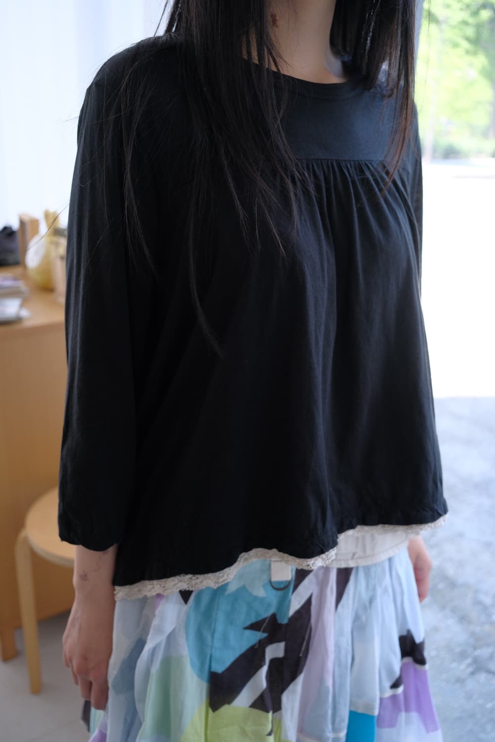 Lace transformed top 상품이미지1