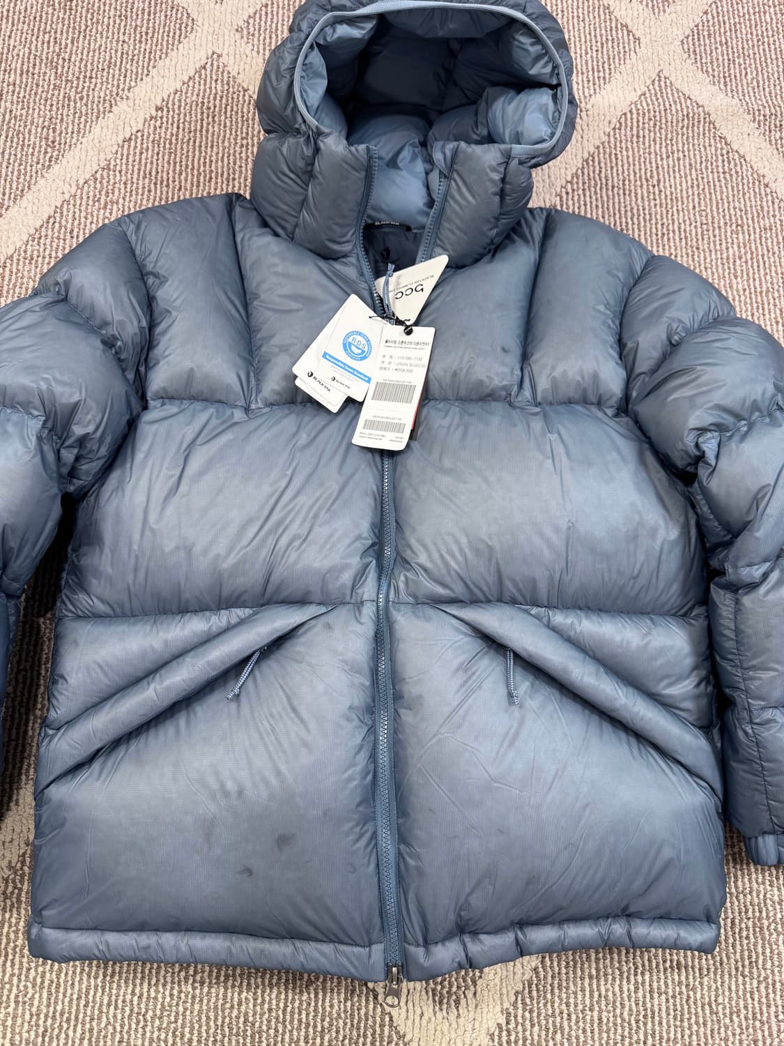 [새제품/XXL] 블랙야크 스톤마스터 다운자켓 - 어반블루 상품이미지5