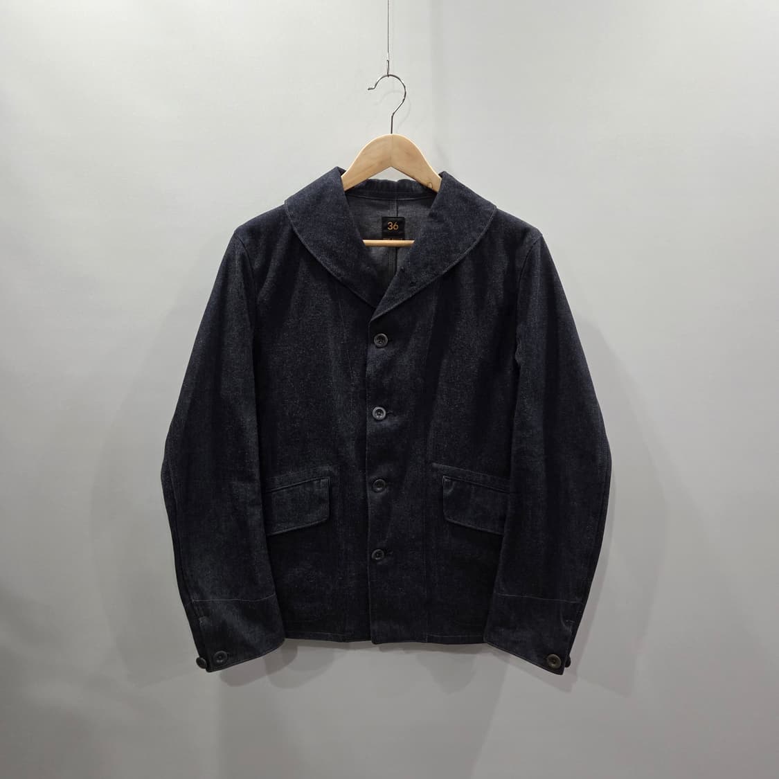 SCYE BASICS 사이 베이직 숄카라 데님 자켓 36 상품이미지1