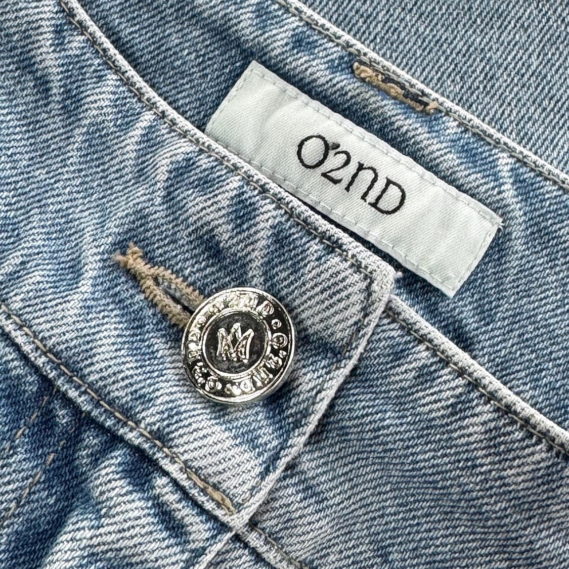 오즈세컨 24 로고 자수 데님 팬츠 상품이미지3