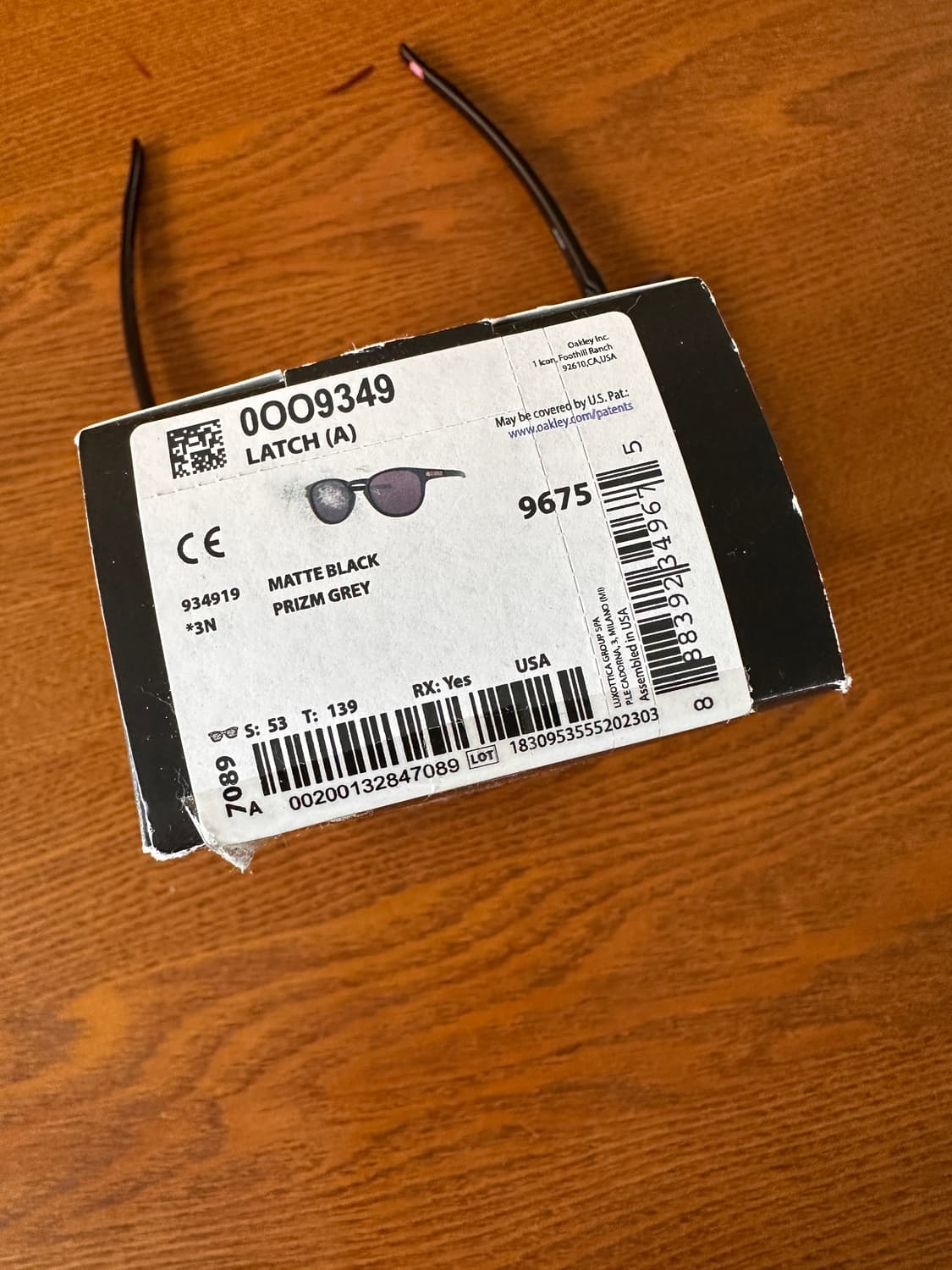 [F] 오클리 래치 아시안핏 매트 블랙 상품이미지5