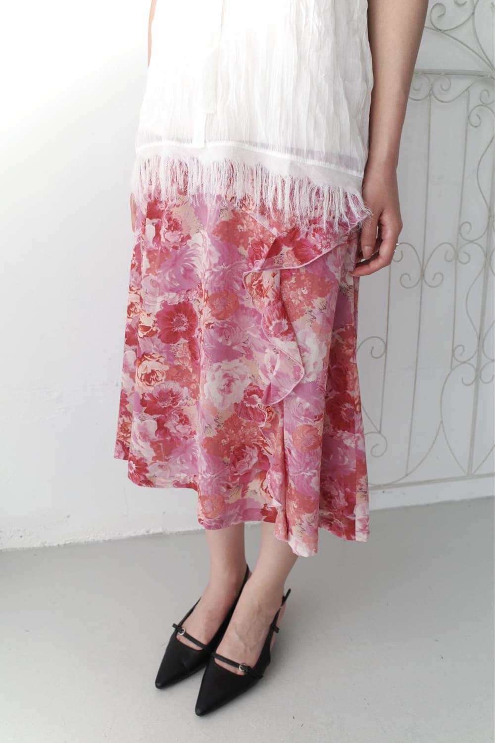 flower frill skirt 상품이미지7