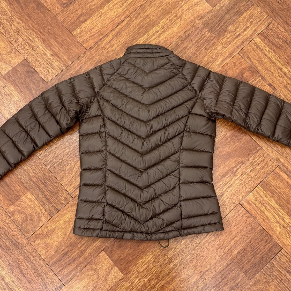 여성용 S 몽벨 브라운 경량 패딩 자켓  상품이미지2