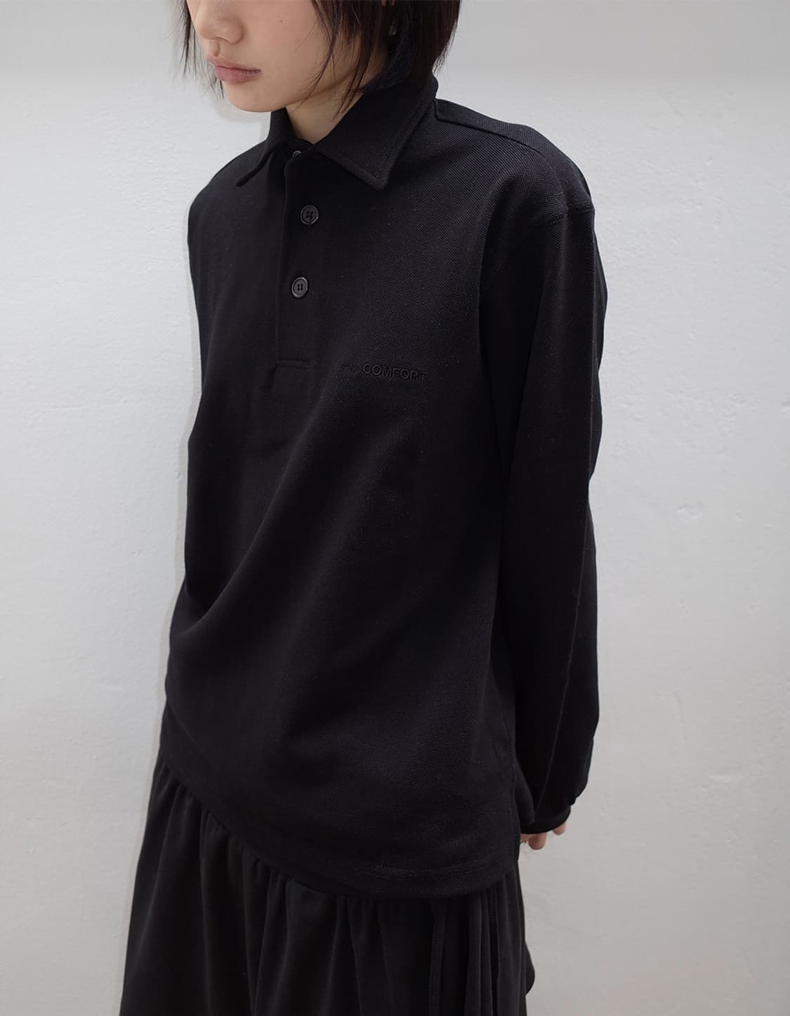 Jichoi 26-001 Pk Shirt Black (3) 상품이미지1
