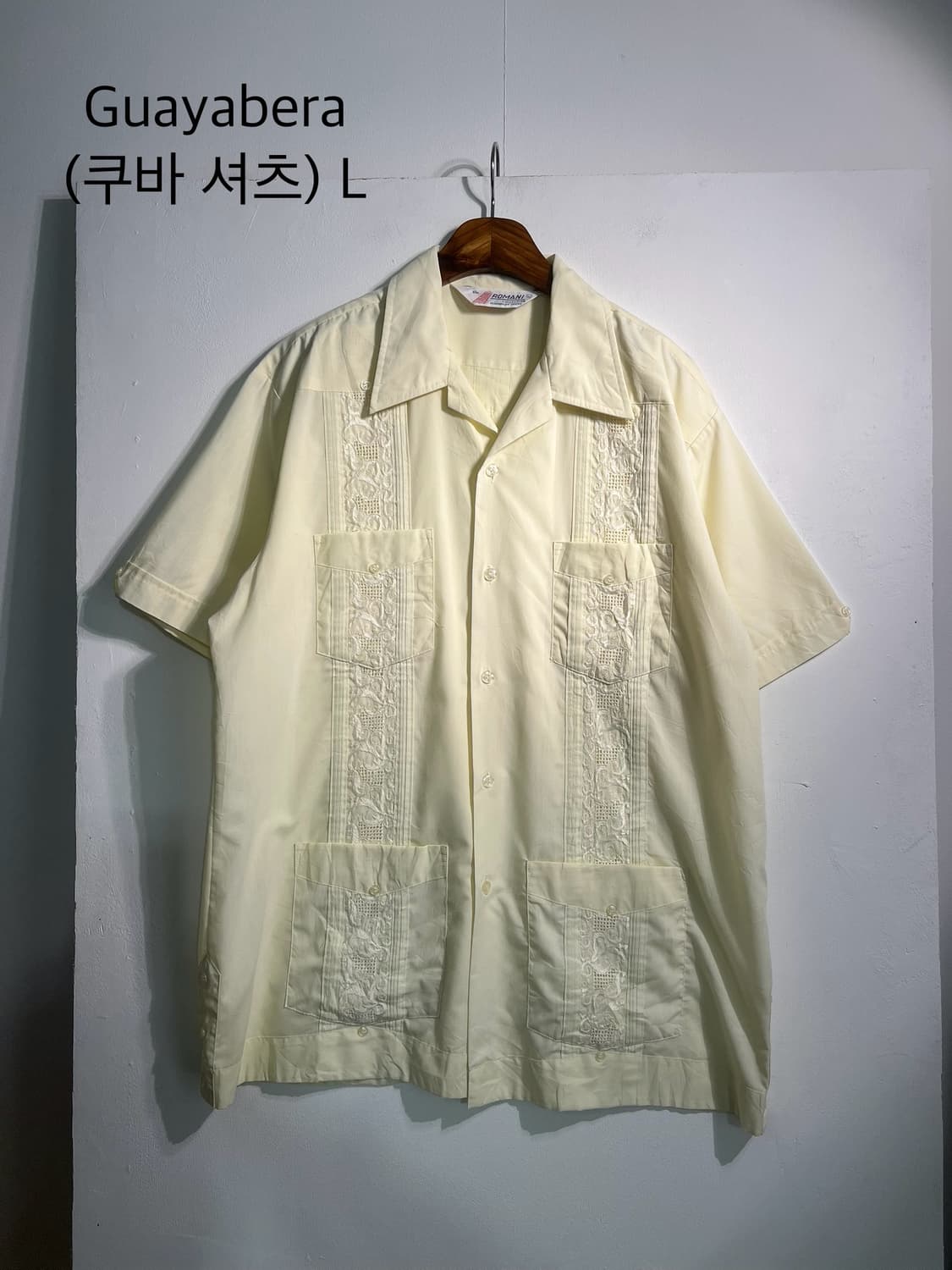 Guayabera shirts (쿠바 셔츠) L 상품이미지1