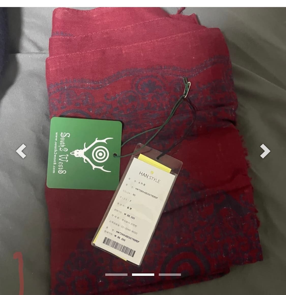 (구매)남이서팔/south2west8/스카프/스톨 상품이미지2