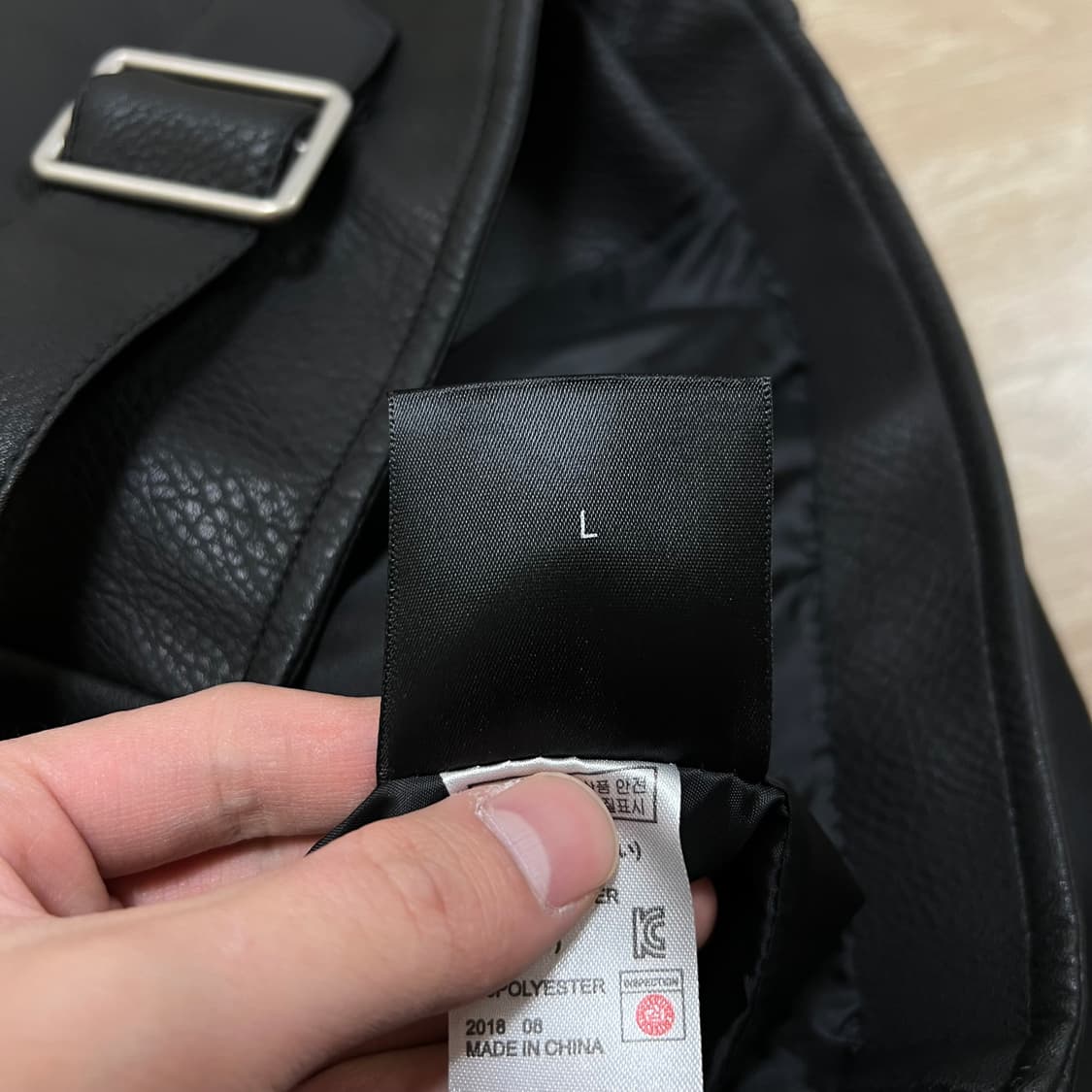 드레스볼륨 레더 더블 라이더 가죽자켓 [블랙] L/100 상품이미지5