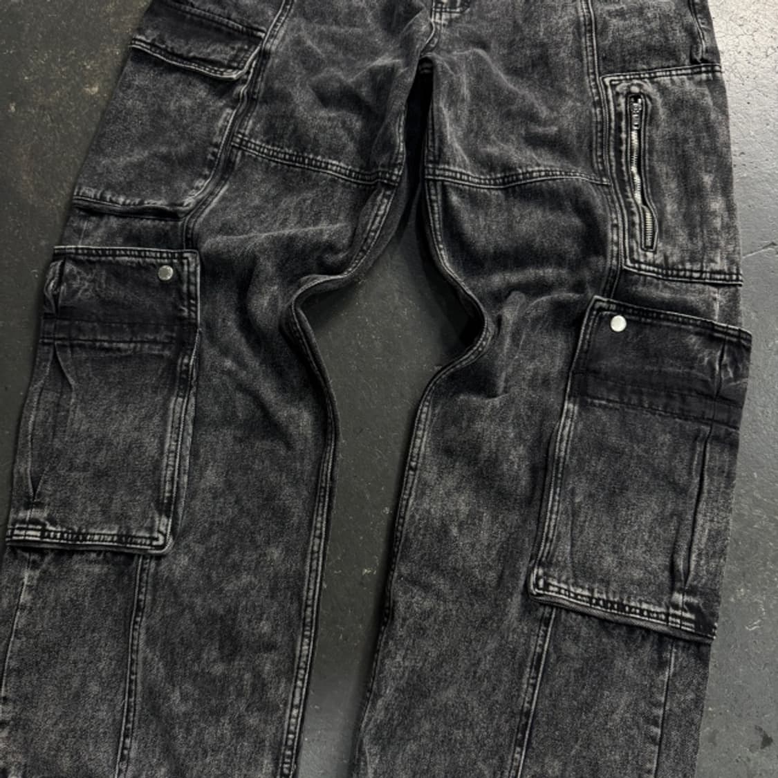 105 크리틱 멀티 카고 데님팬츠 상품이미지2