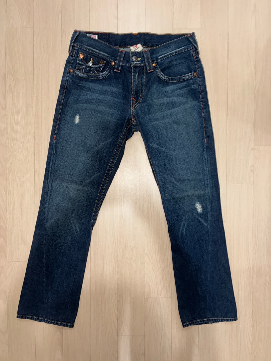 트루릴리전 조이 워싱 부츠컷 데님 y2k 상품이미지5