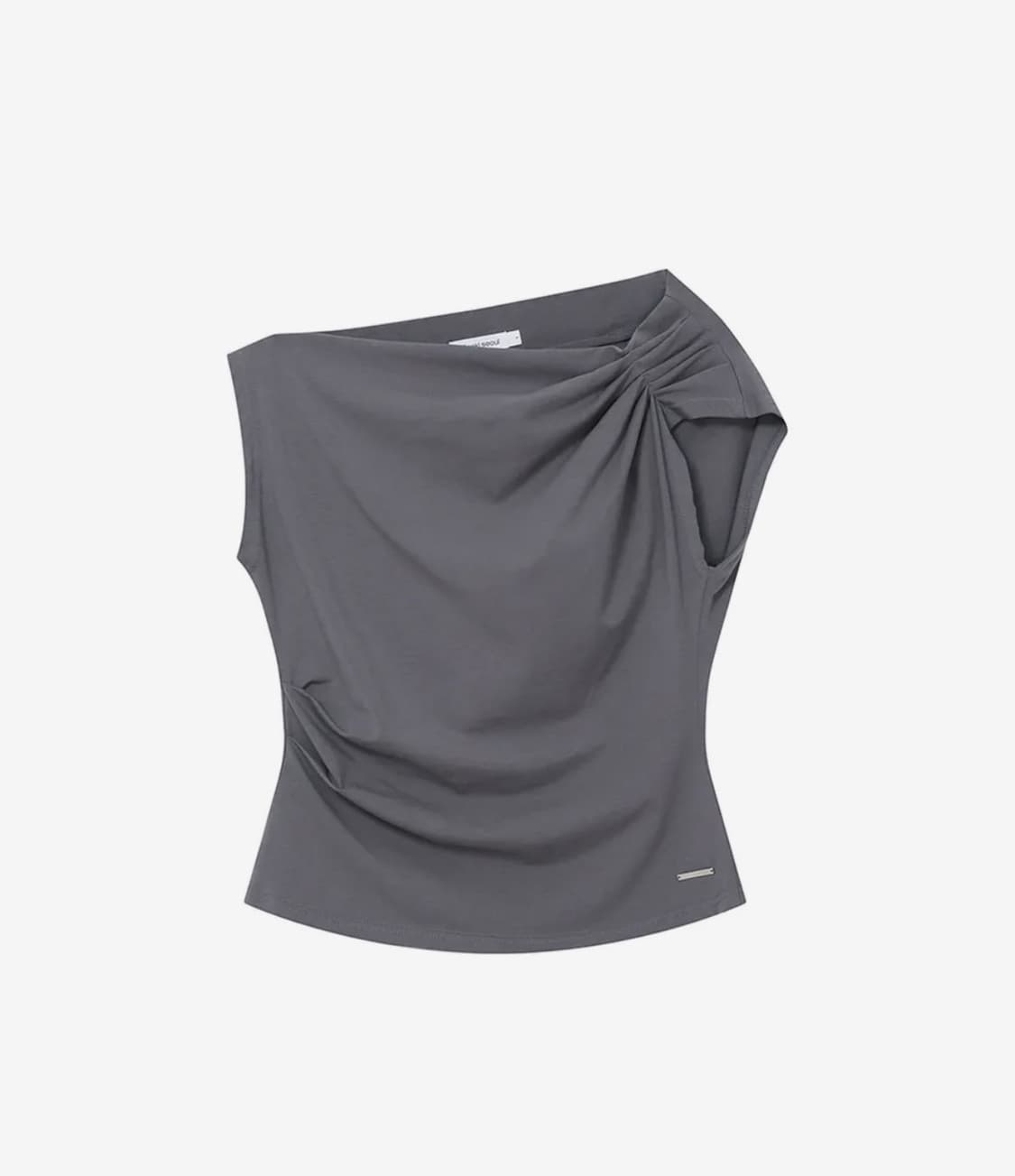 Miseki Seoul Slanted sleeveless top 상품이미지1