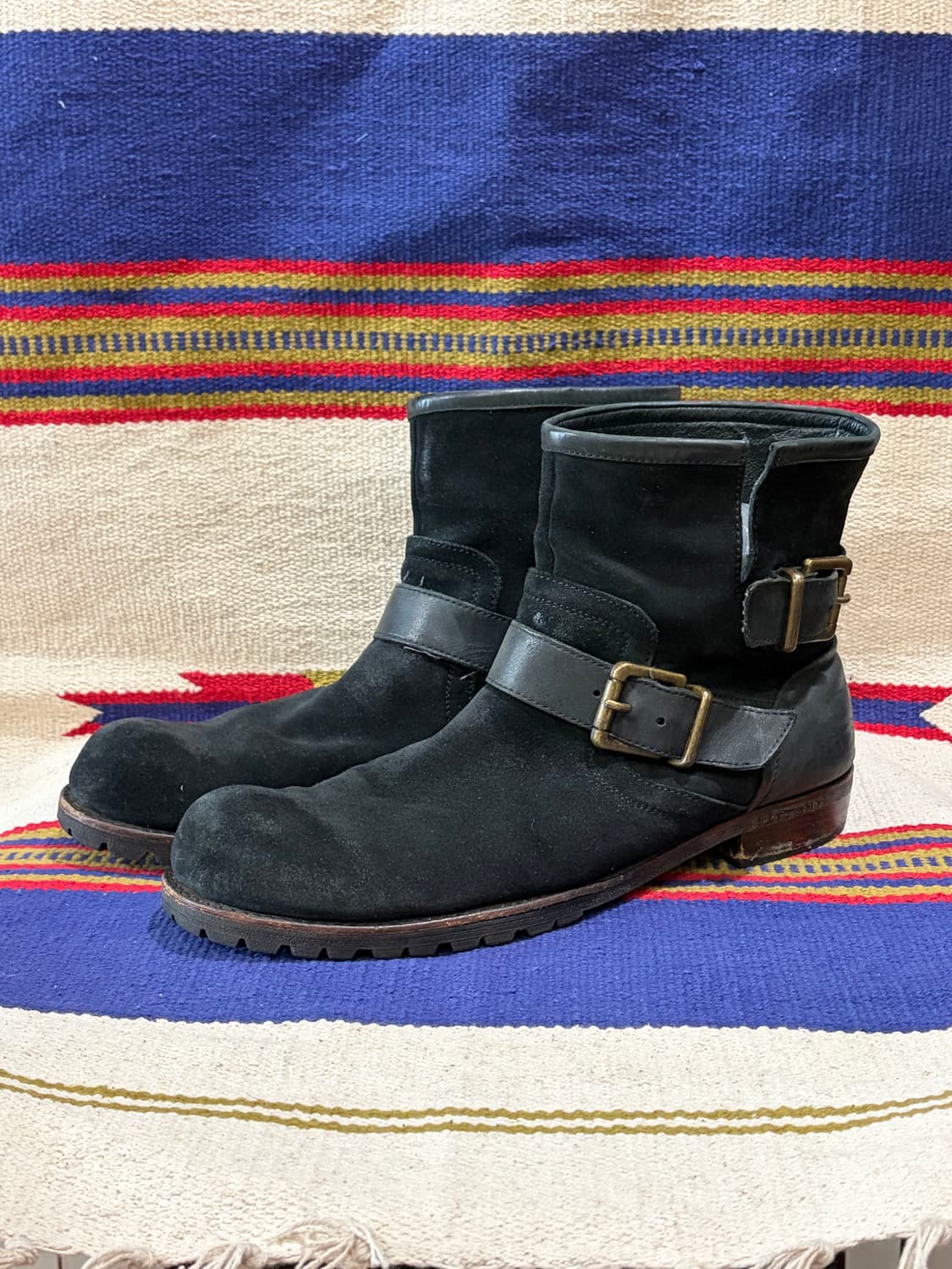 Brass suade engineer boot / 스웨이드 엔지니어부츠 상품이미지1