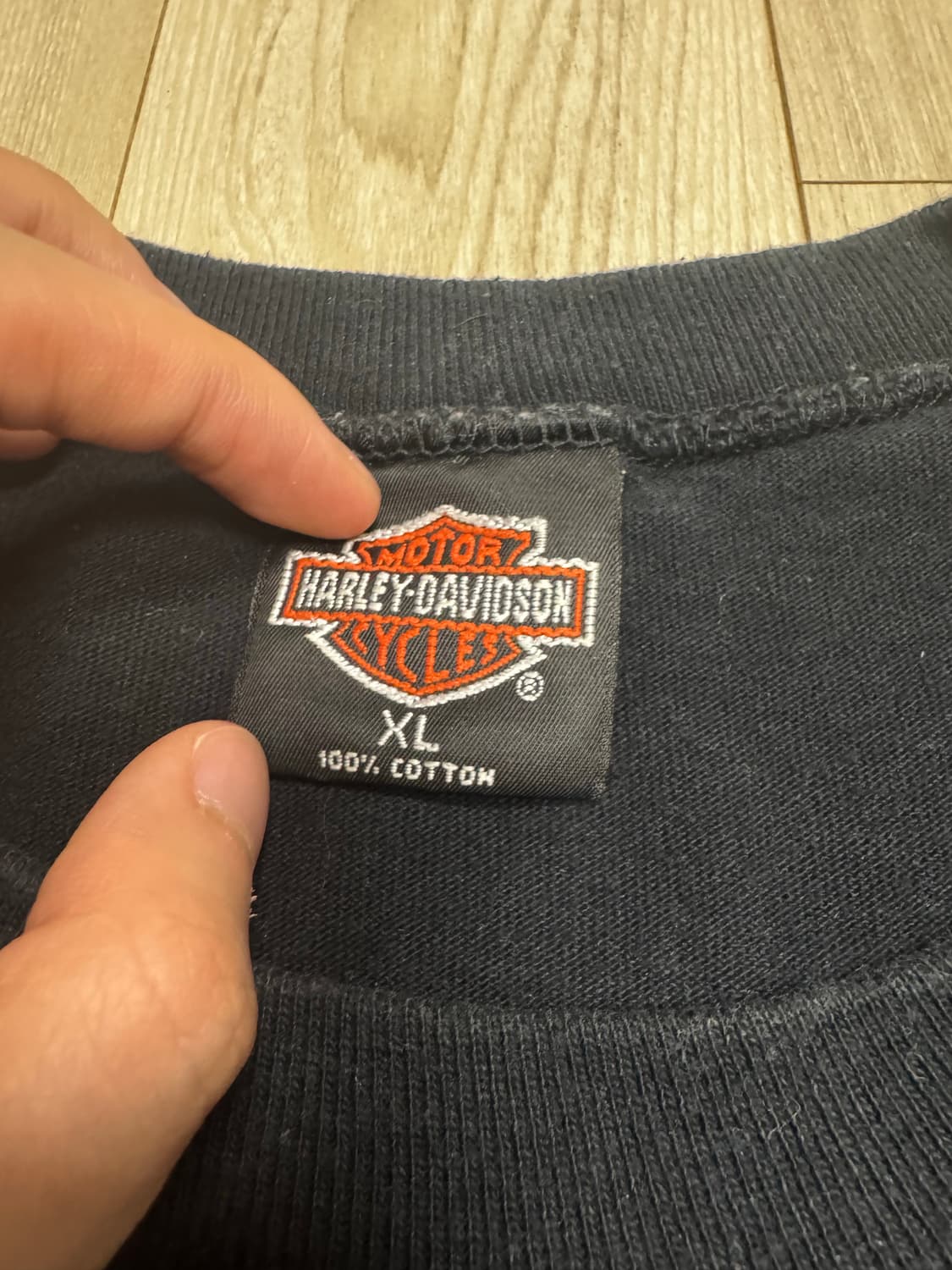 빈티지 할리데이비슨 라이트닝 롱슬리브 상품이미지5