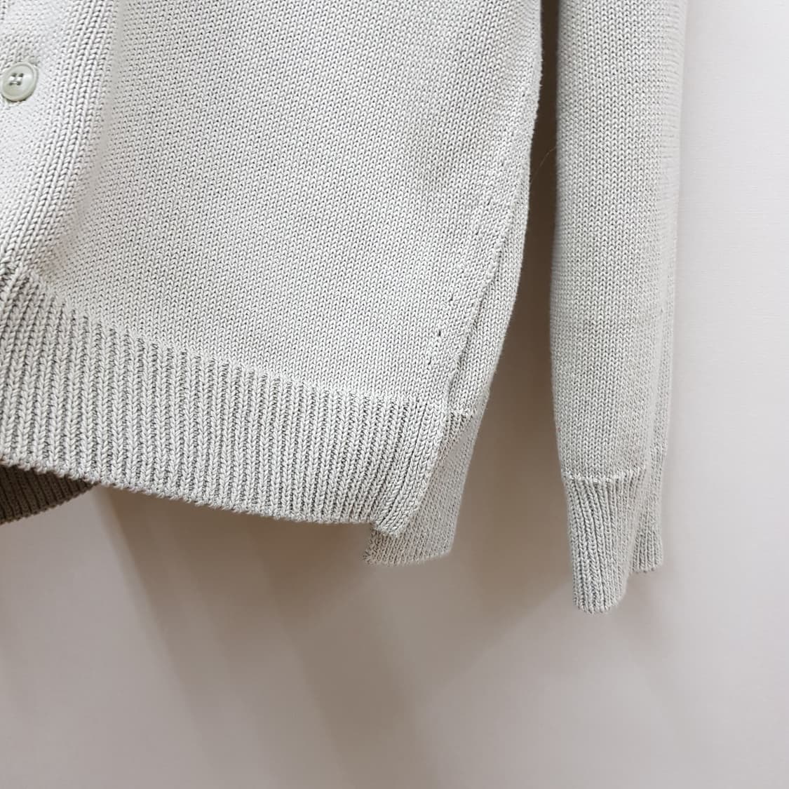 BEAKER 비이커 2021 코튼 니트 카라 가디건 2사이즈 상품이미지4