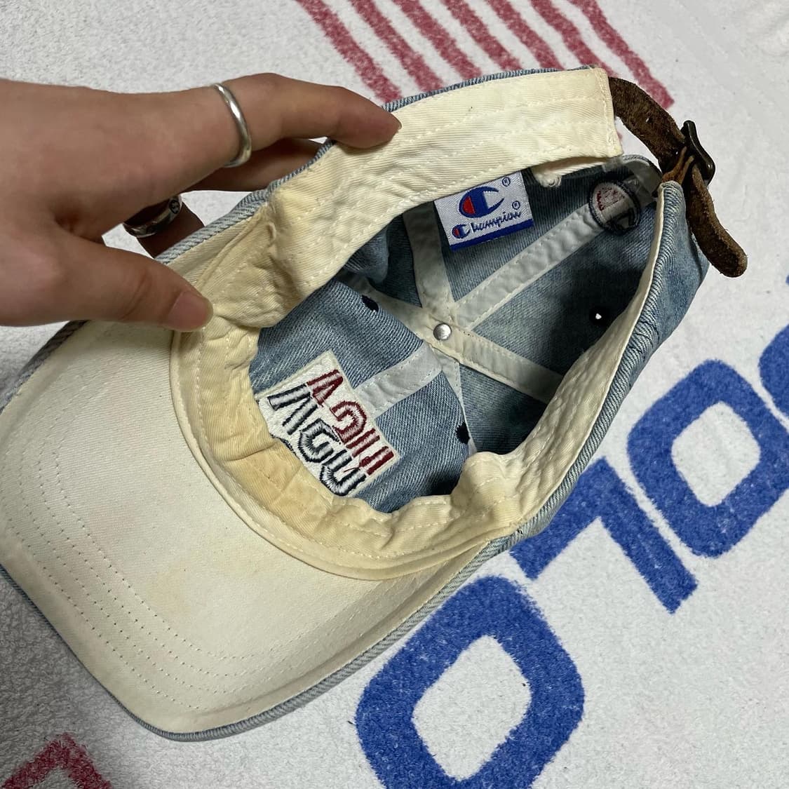 챔피온 USA 데님 볼캡 상품이미지4