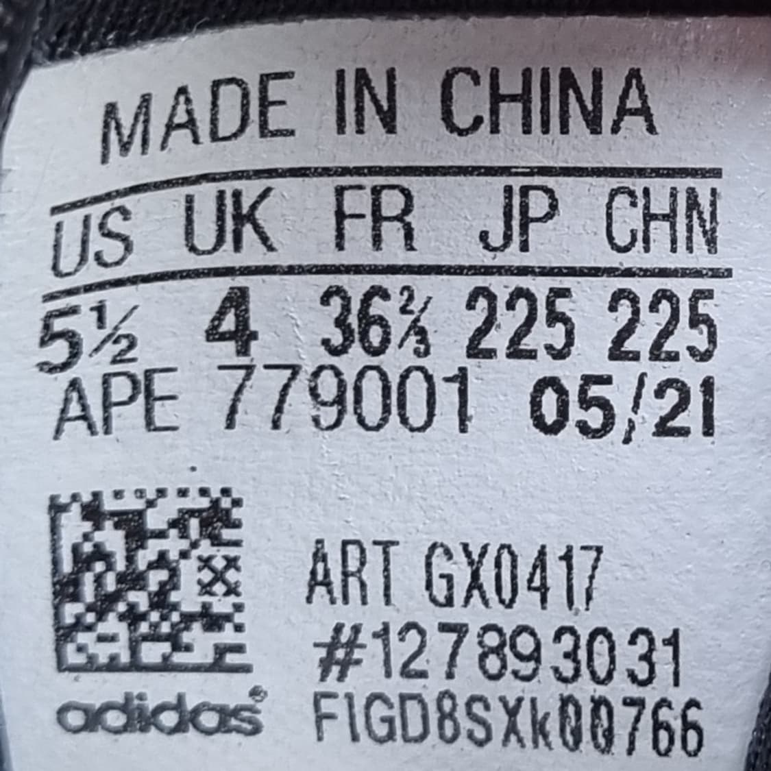 아디다스 젠틱 운동화 225 상품이미지6