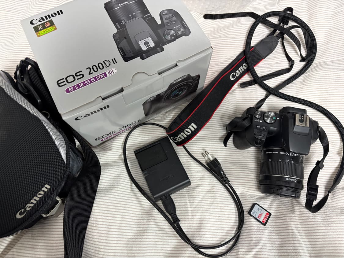 캐논 EOS 200D2 18-55 렌즈 세트 판매합니다 상품이미지1