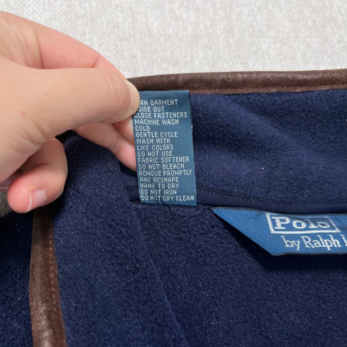 100 폴로랄프로렌 플리스 블루종 자켓 상품이미지4