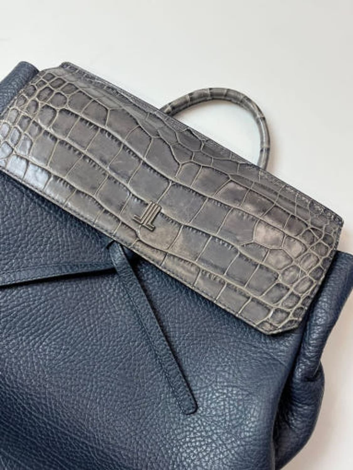 랑방 LANVIN 크로커다일 배색 백팩 PN4943 상품이미지2