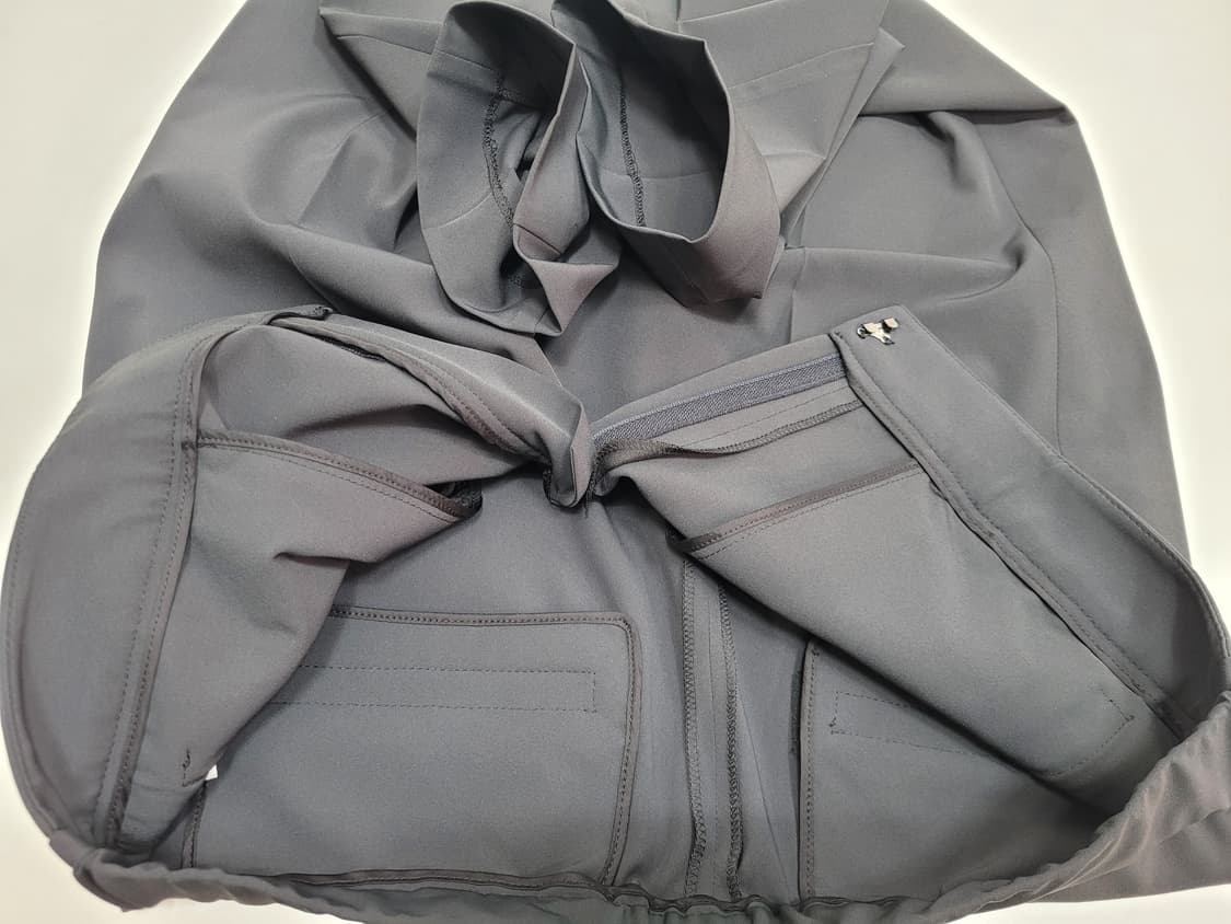 KUHO 21SS 구호 뒷밴딩 슬랙스 팬츠 / 여 67-96 블랙 
 상품이미지8