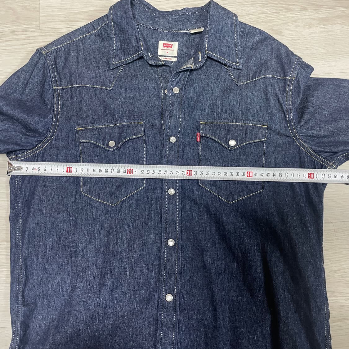 리바이스 웨스턴 데님 셔츠 상품이미지4