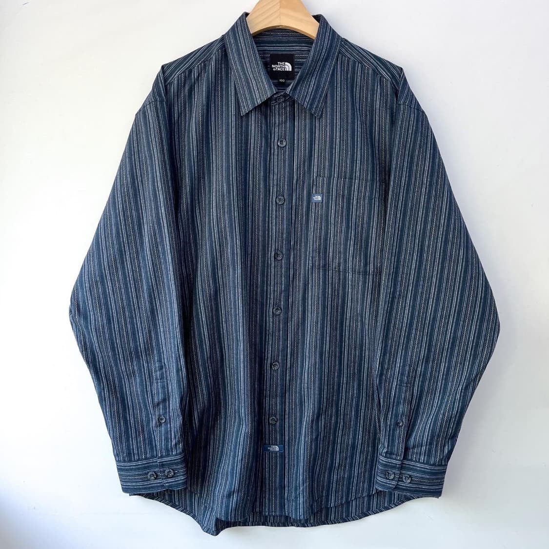 노스페이스 쿨맥스 에스닉 스트라이프 포켓 셔츠 상품이미지2