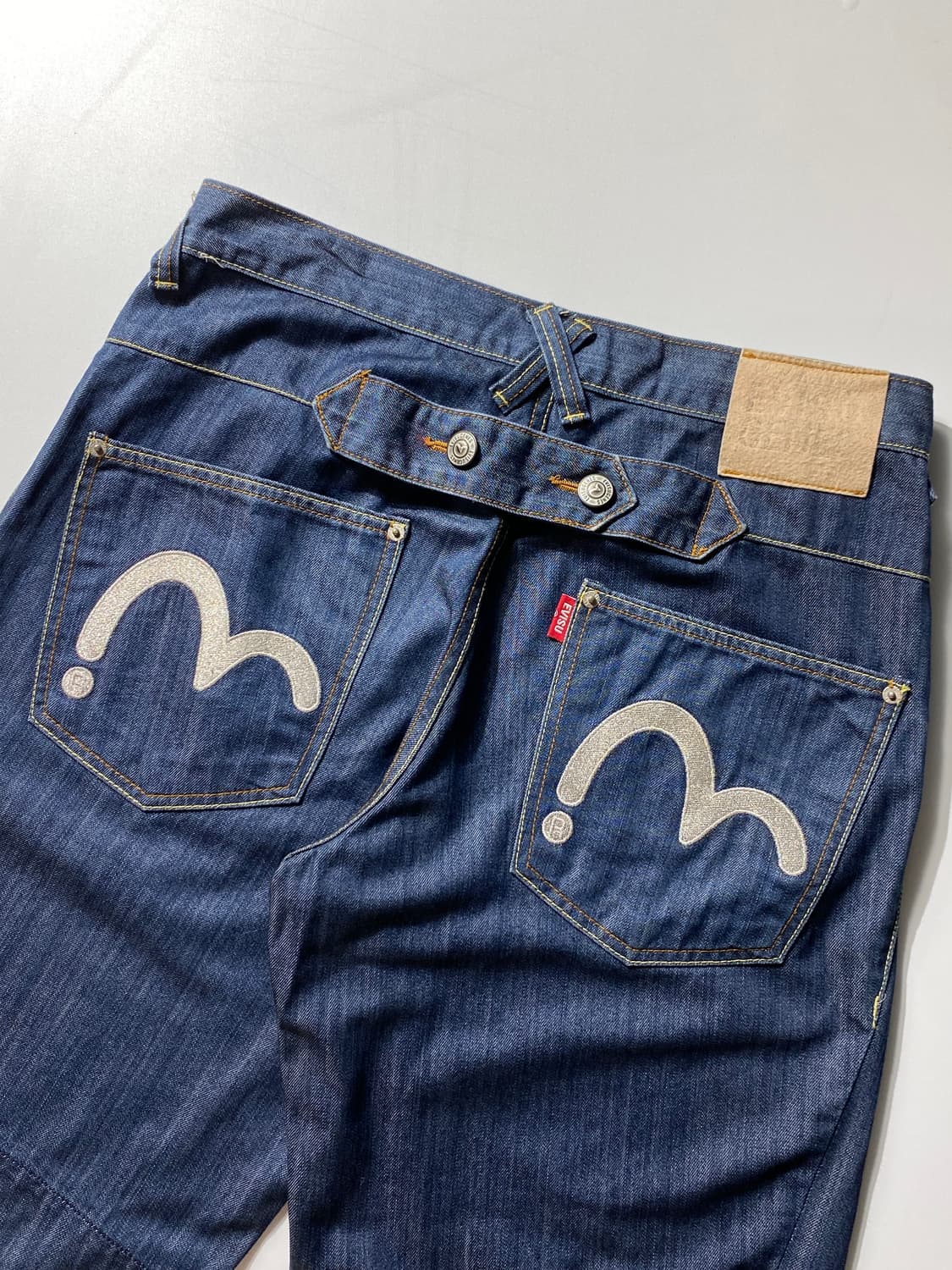 [32-33] Evisu 에비수 신치백 엔지니어드 데님 쇼츠 상품이미지2